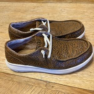 Ariat leather slip ons worn a handful of times